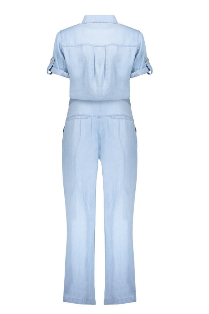 JUMPSUIT MET DENIM LOOK 51330 10 Light Blue Denim